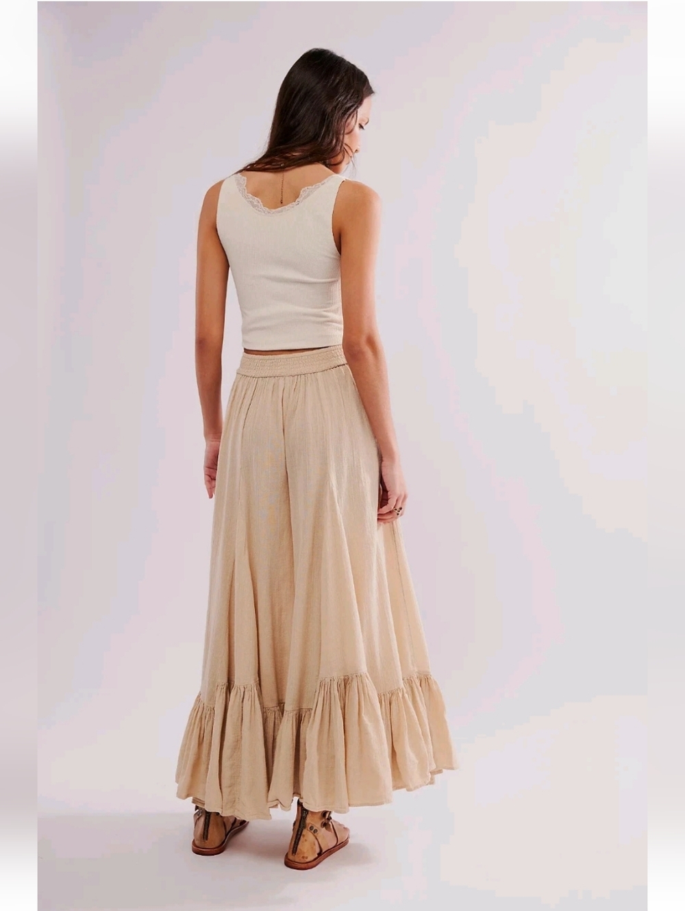 NWOT Free People Summer Kiss Godet Pants Size SMALL  $128 - Picture 4 of 10